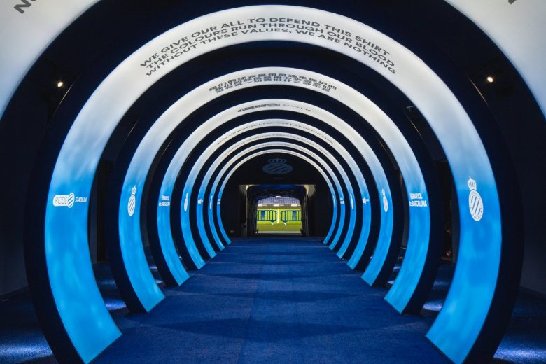 西班牙皇家馬德里球隊”時光隧道“球員入場通道設(shè)計