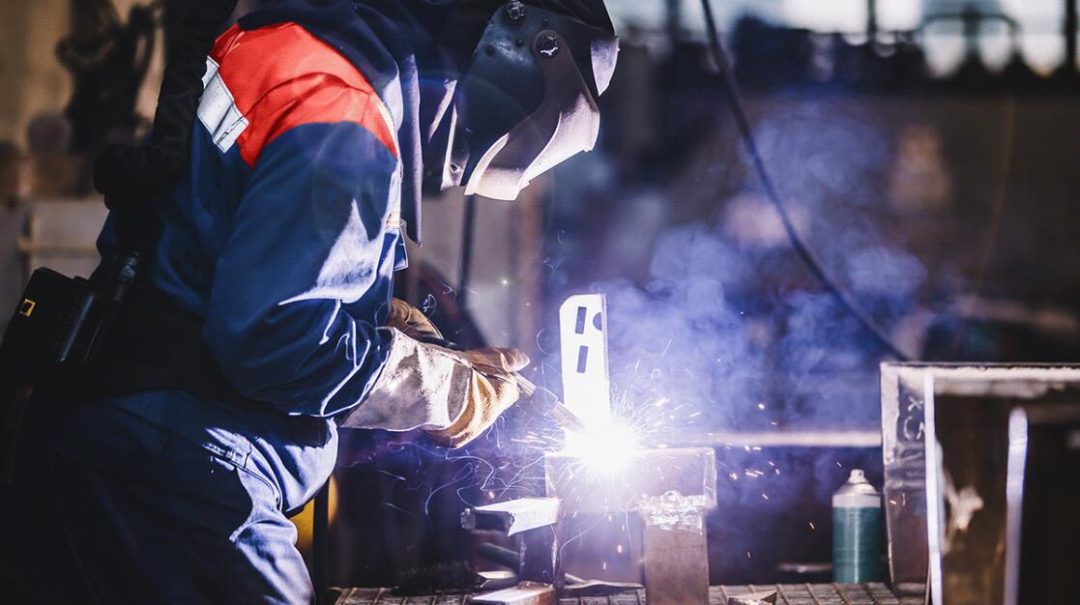 Open Arc 焊接解決方案公司企業視覺形象識別設計，字母O+A電弧打開圖形