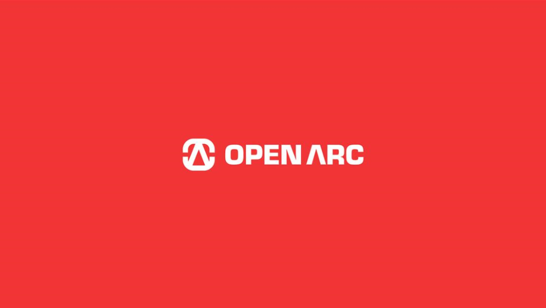 Open Arc 焊接解決方案公司企業視覺形象識別設計，字母O+A電弧打開圖形