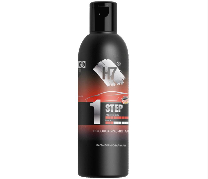 H7 汽車美容用品拋光劑 “漸變效果+進度條元素的運用”包裝設計