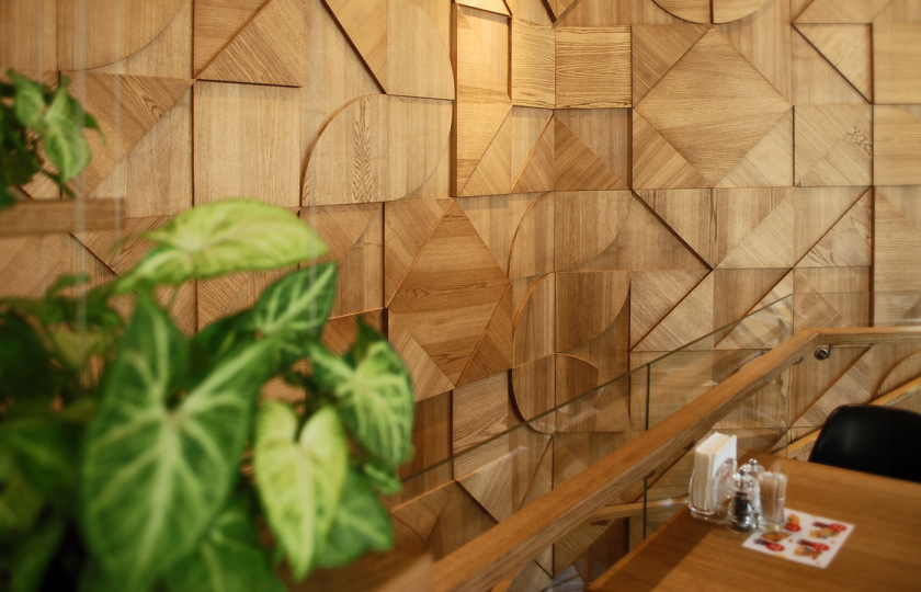 Chicken Cafe 幾何色塊小雞咖啡餐飲”LOGO+輔助圖形”設計