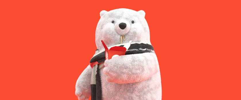 Woobles 明火炒鍋餐廳餐飲品牌創建與全案策劃設計-可愛熊吉祥設計