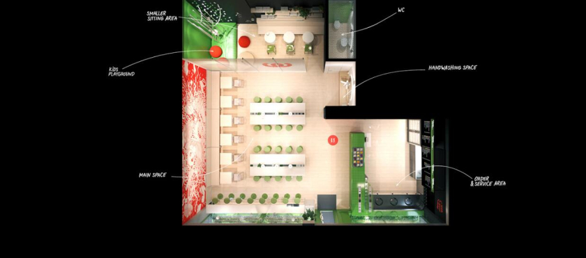 Woobles 明火炒鍋餐廳餐飲品牌創建與全案策劃設計-店鋪空間設計