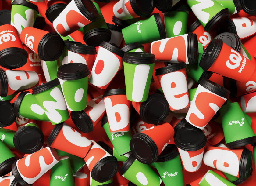 Woobles 明火炒鍋餐廳餐飲品牌創建與全案策劃設計-店鋪物料-杯子設計