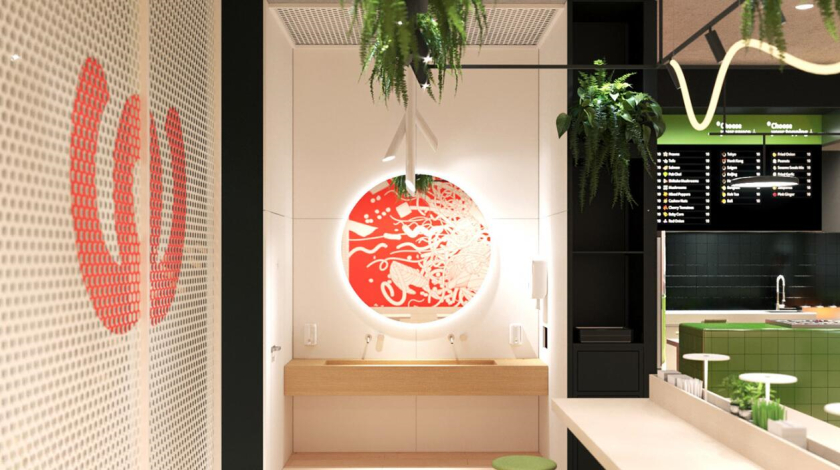 Woobles 明火炒鍋餐廳餐飲品牌創建與全案策劃設計-店鋪物料-貼紙設計