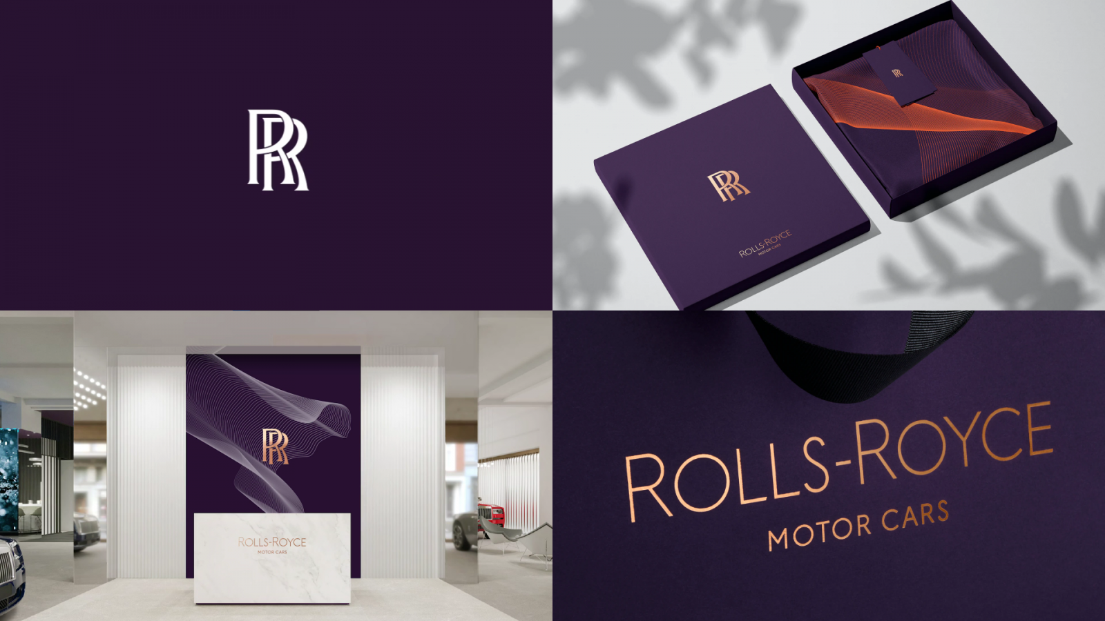 “統治者”品牌原型視覺形象設計：勞斯萊斯豪華車品牌logo-vi視覺設計