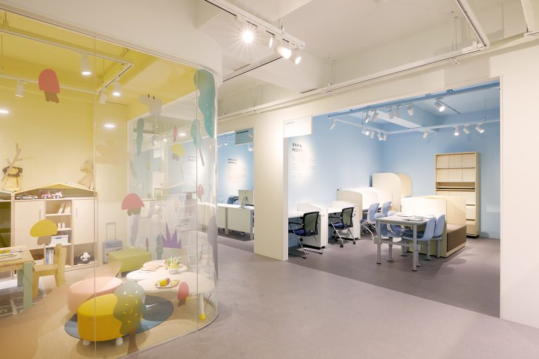 鼓勵新想法和品牌沉浸感的 Koas 辦公家具陳列空間設計