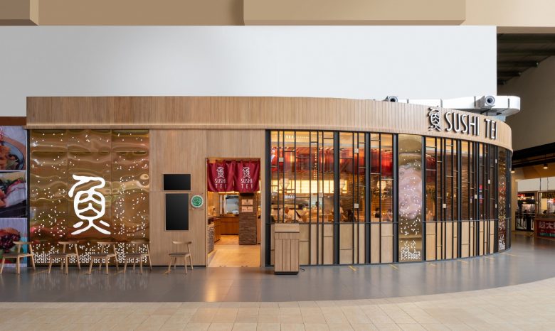 Sushi Tei 日式壽司餐廳餐飲店鋪室內空間設計“自然原木喜慶”風格