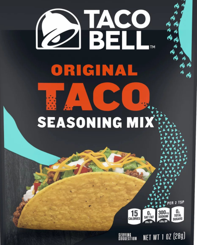 圖：一包塔可鐘調味料