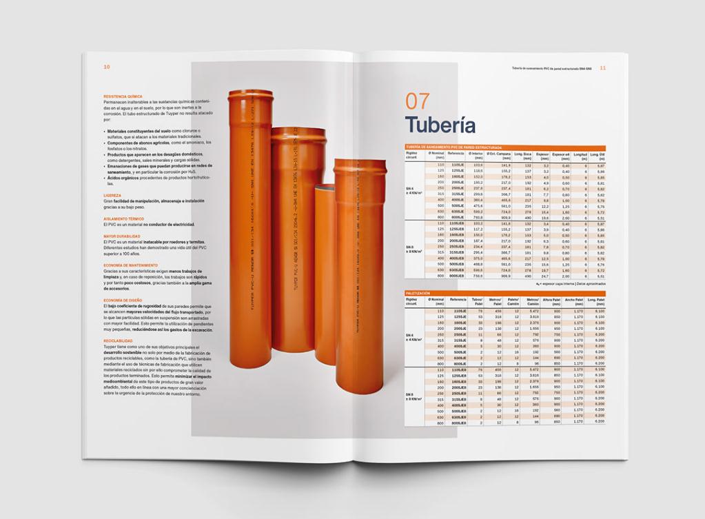 Tuyper塑料管道產品宣傳冊設計“產品突出”