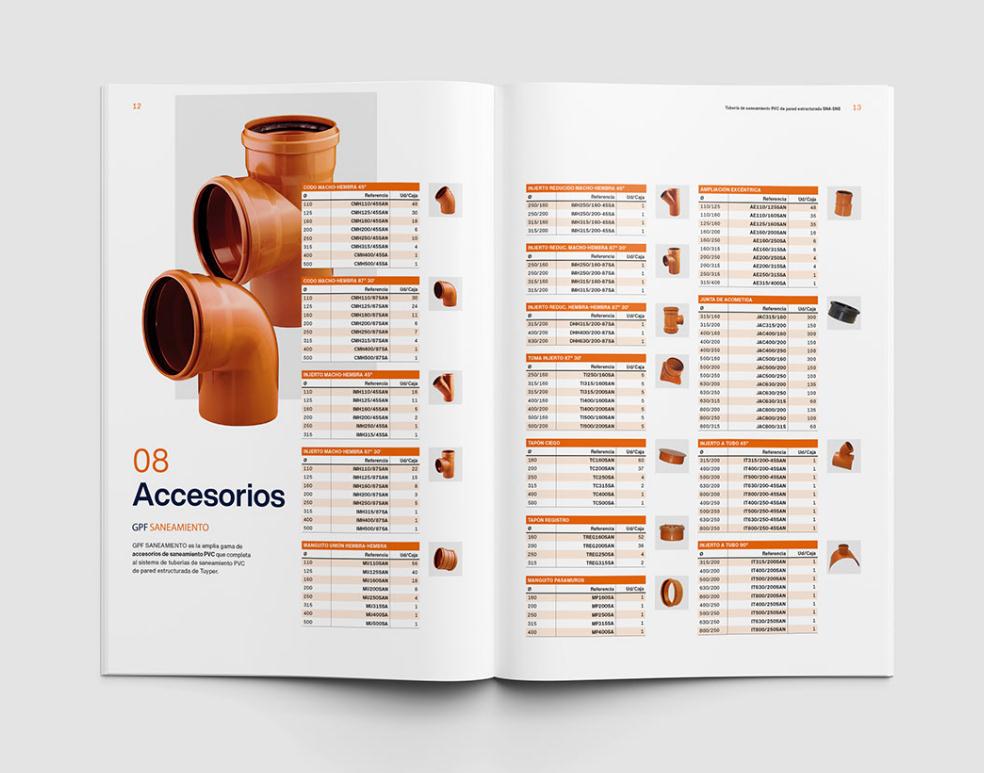 Tuyper塑料管道產品宣傳冊設計“產品突出”