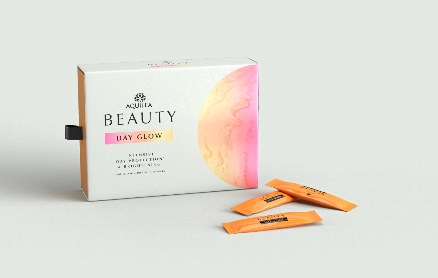 AQUILEA貴婦逆齡飲日夜沖飲套裝營養美容產品包裝設計