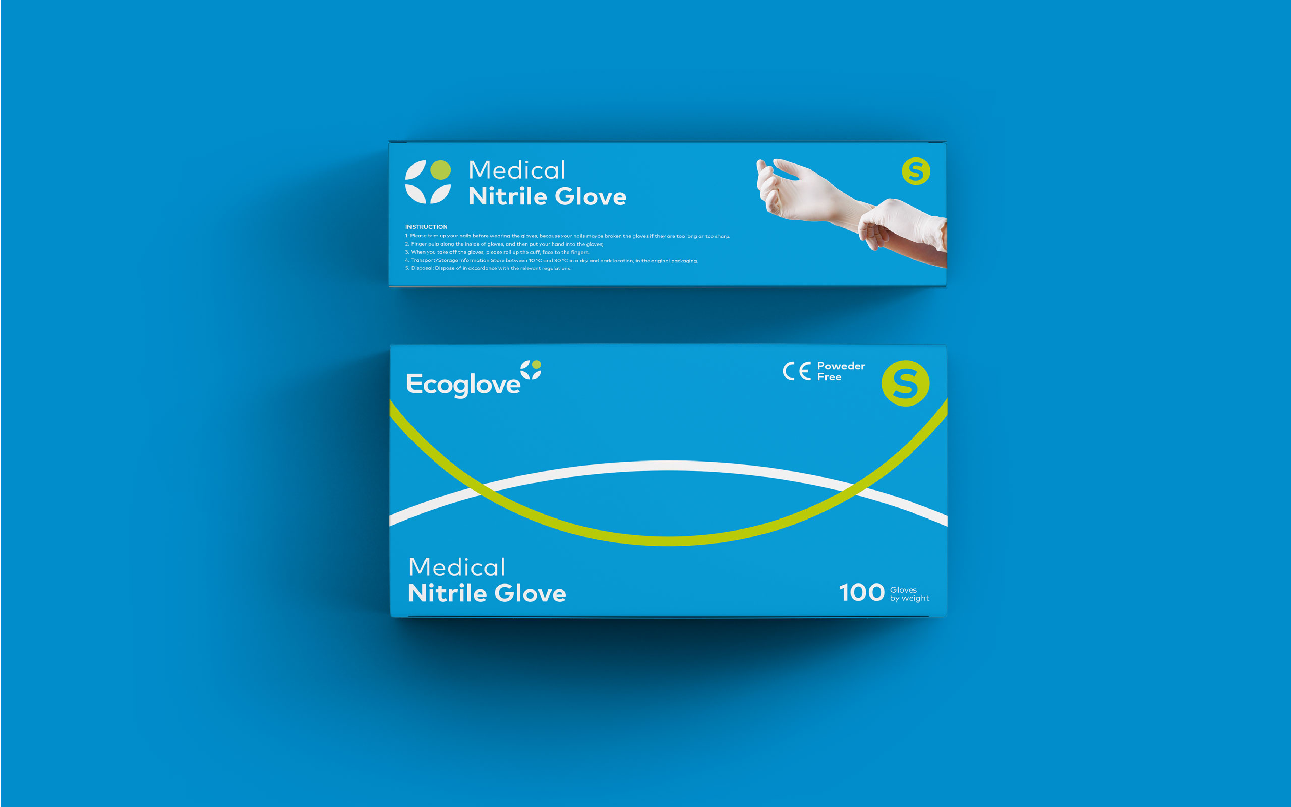 Ecoglowe 綠色醫療用品醫用手套品牌創建策劃設計-包裝設計