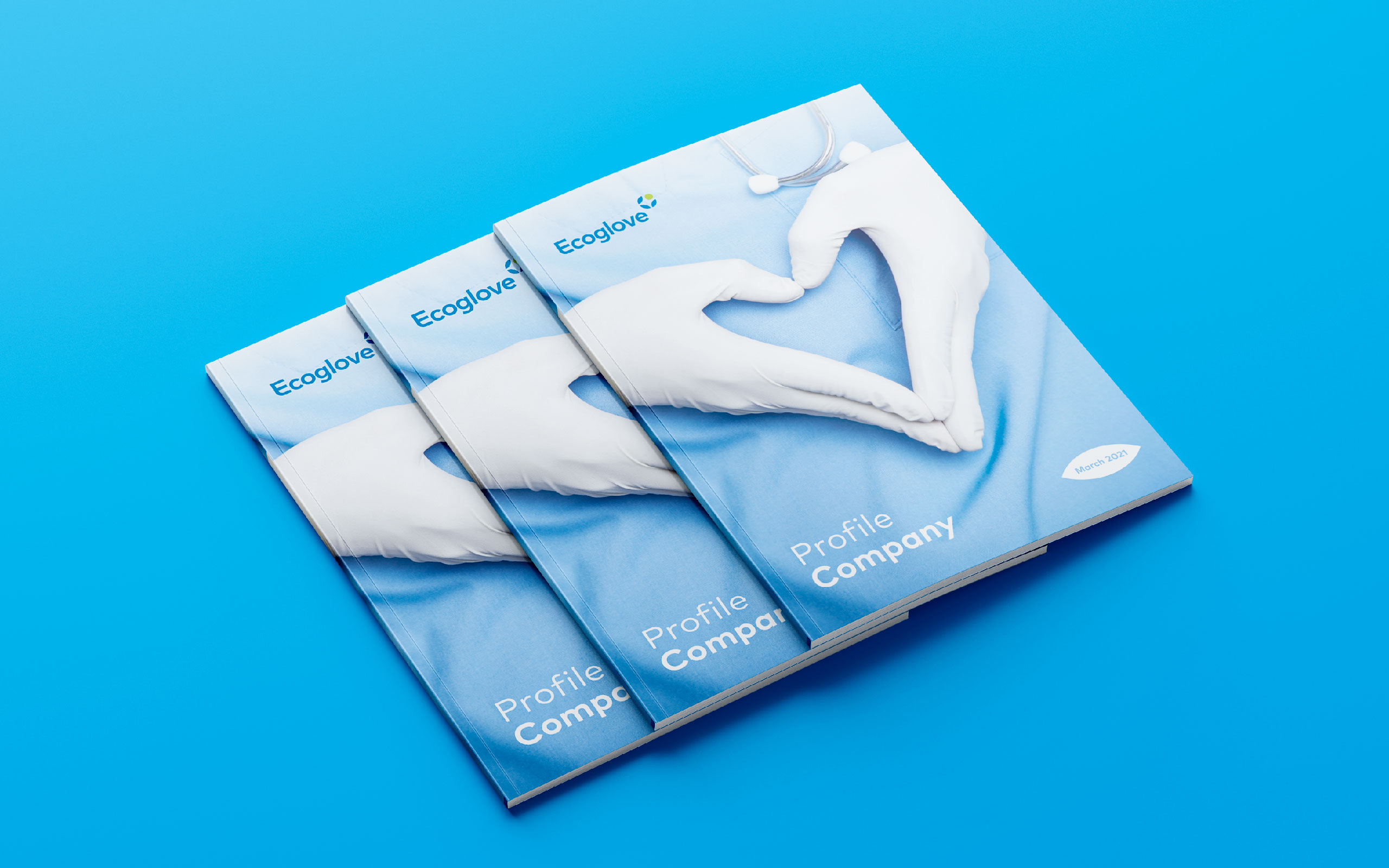 Ecoglowe 綠色醫療用品醫用手套品牌創建策劃設計-畫冊設計
