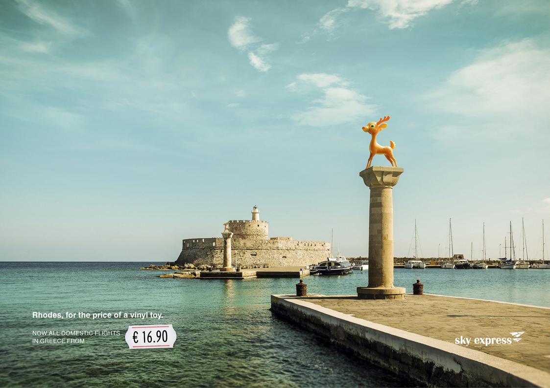 “負擔得起的希臘”旅游平面廣告創(chuàng)意設(shè)計