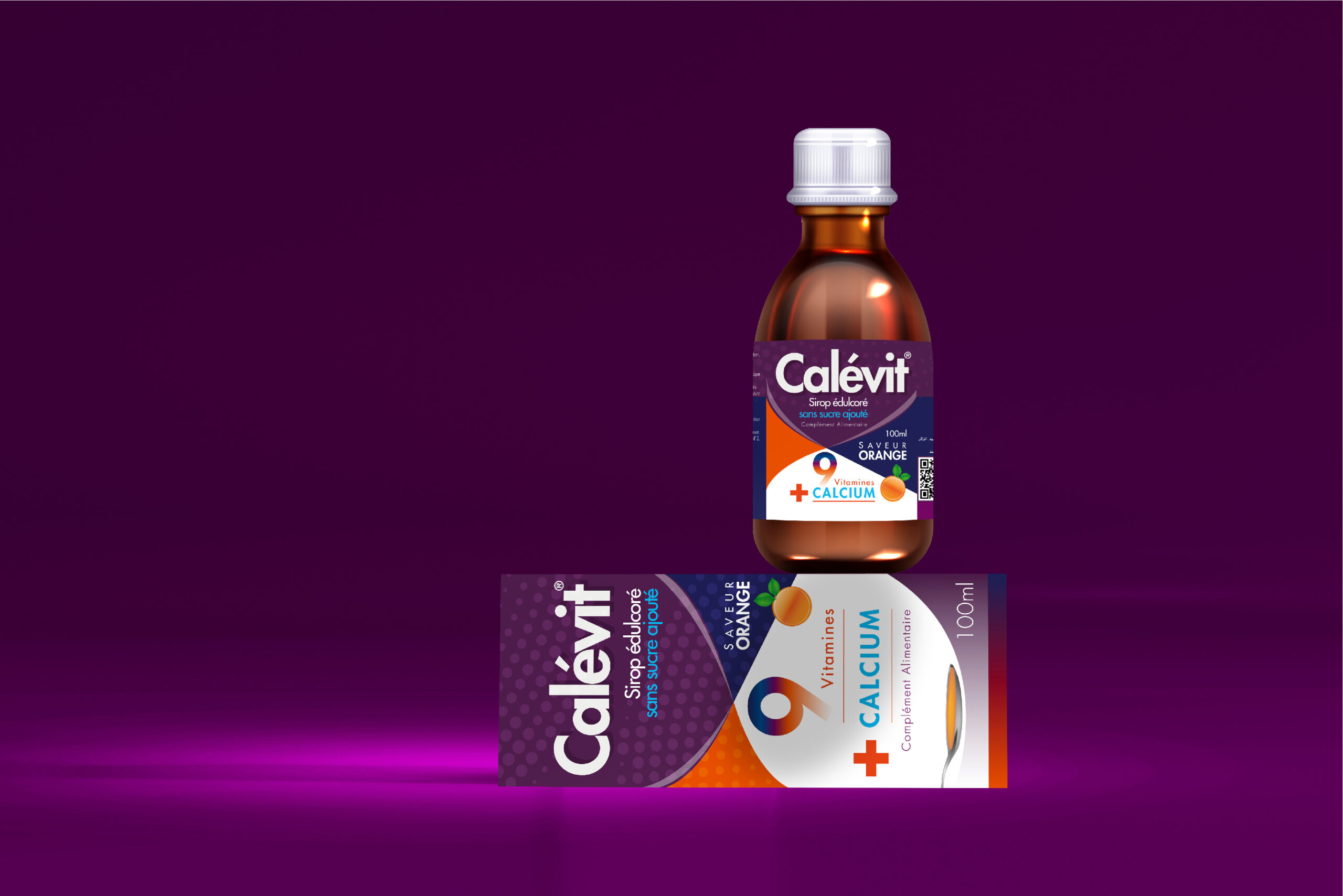 CALEVIT多種維生素（食品營養補充劑）OTC非處方藥包裝設計，注重藥品信息傳達