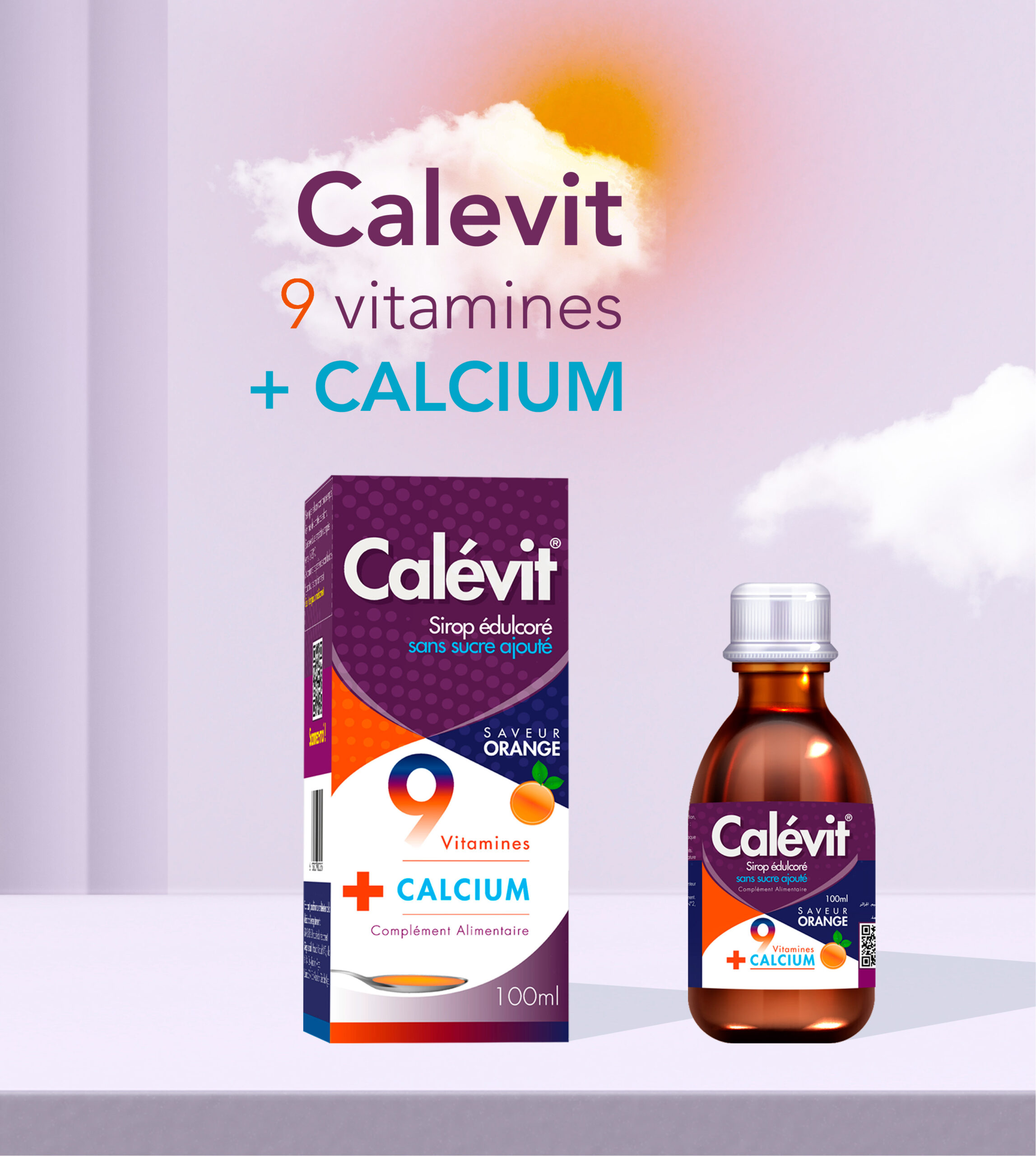 CALEVIT多種維生素（食品營養補充劑）OTC非處方藥包裝設計，注重藥品信息傳達