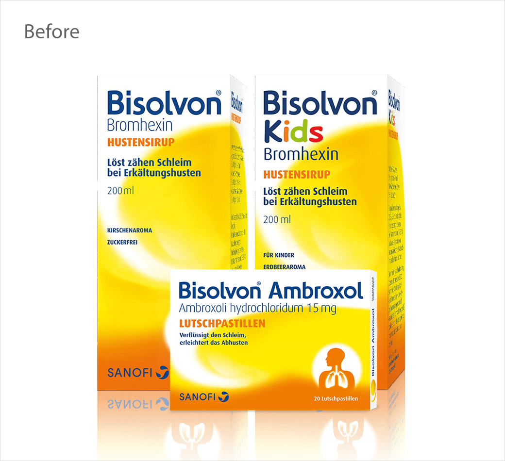 賽諾菲Sanofi止咳藥品牌logo設(shè)計包裝設(shè)計