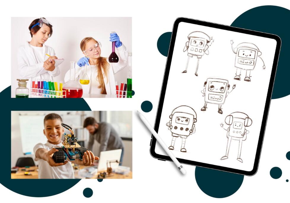 ALEKS 機器人卡通人物設計，書包造型