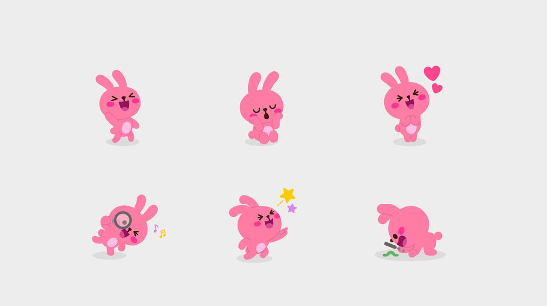 JUNIVER 幼兒園學校“兔子”吉祥物設計