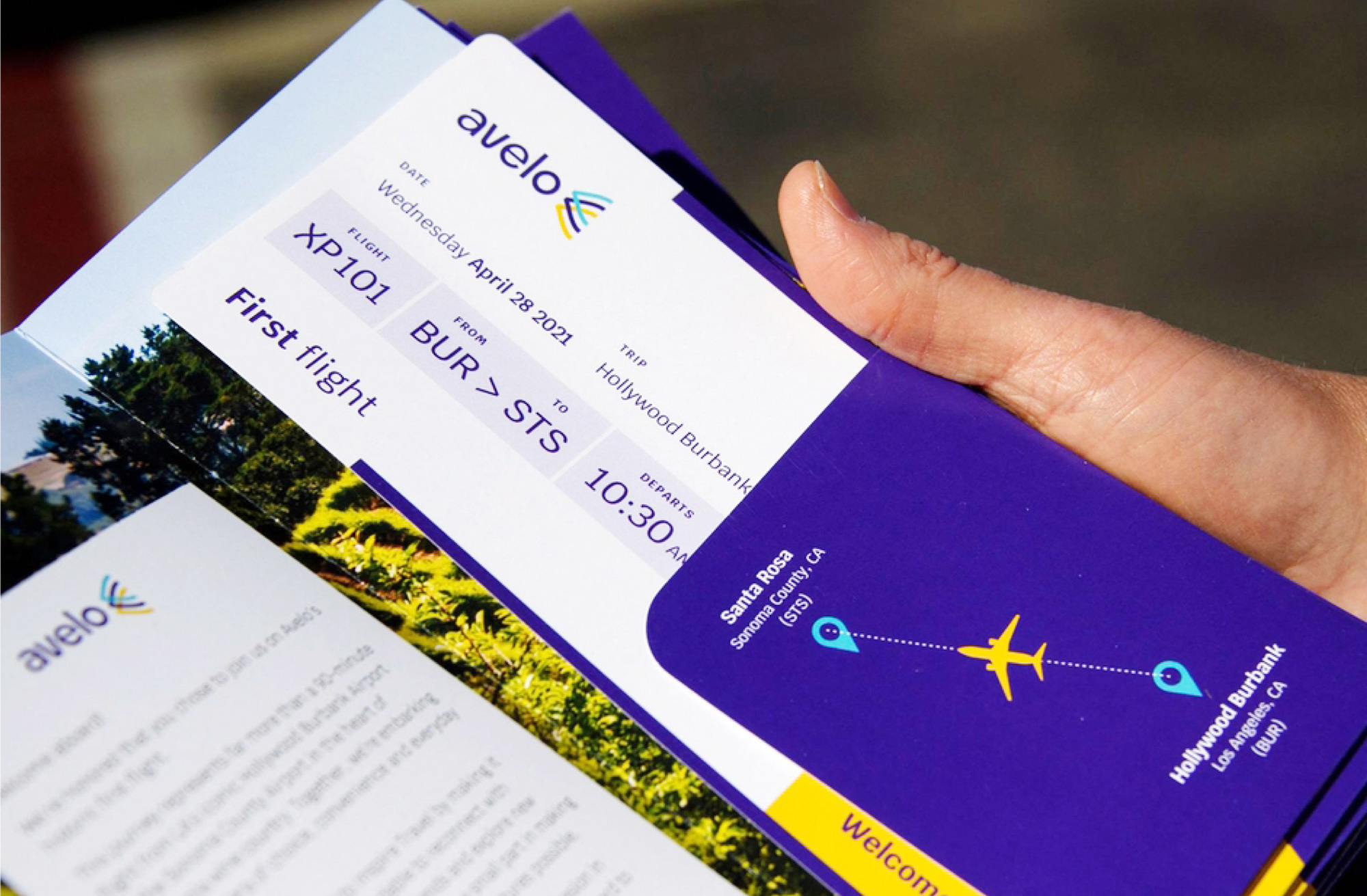 Avelo 航空公司品牌視覺形象設計-logo vi設計