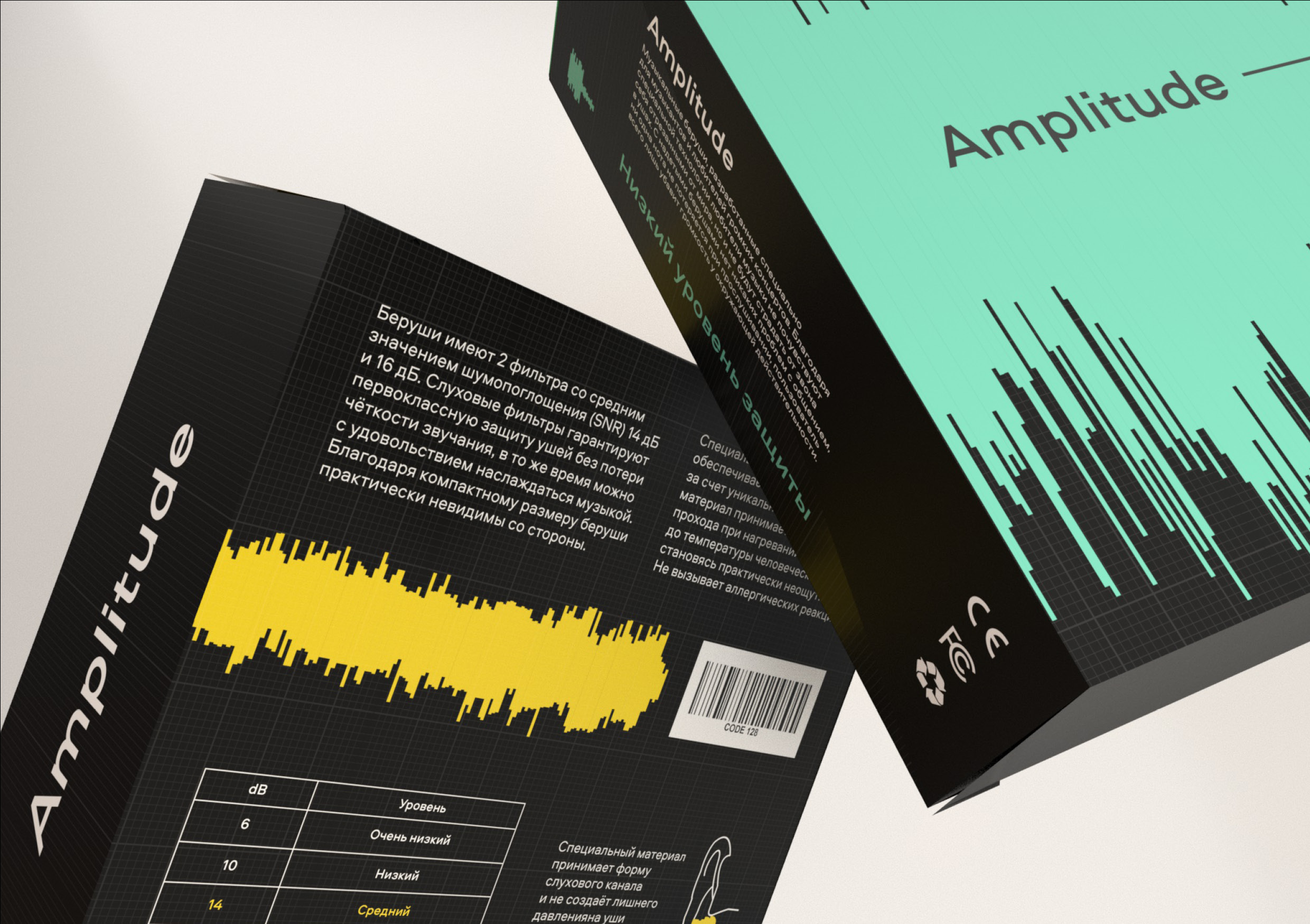 AMPLITUDE音樂家耳機包裝設(shè)計“音波”元素