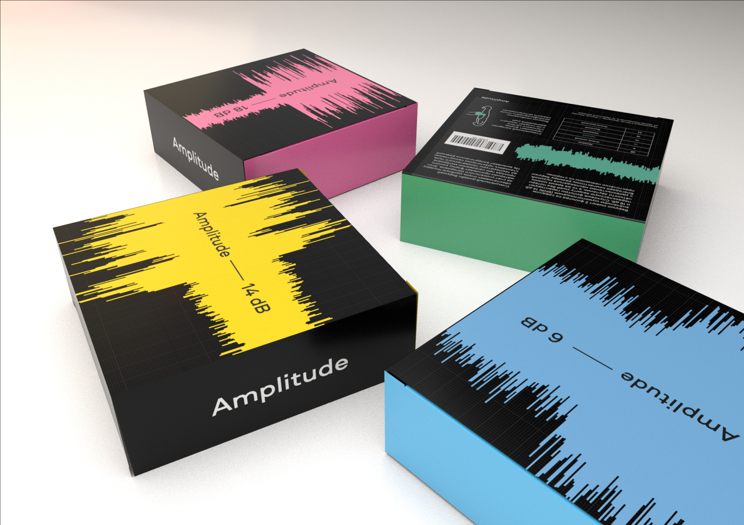 AMPLITUDE音樂家耳機包裝設(shè)計“音波”元素