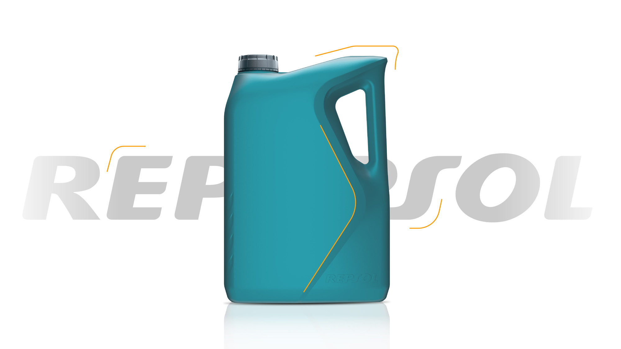 Repsol雷普索爾汽車卡車摩托車潤滑油桶型設計包裝設計“3D環(huán)繞元素“