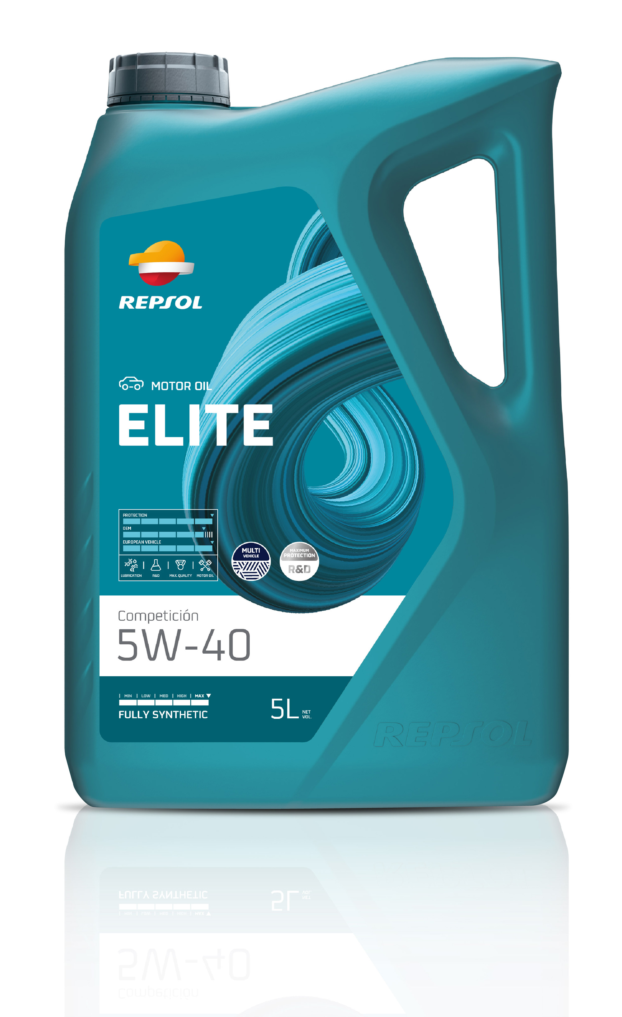 Repsol雷普索爾汽車卡車摩托車潤滑油桶型設計包裝設計“3D環(huán)繞元素“