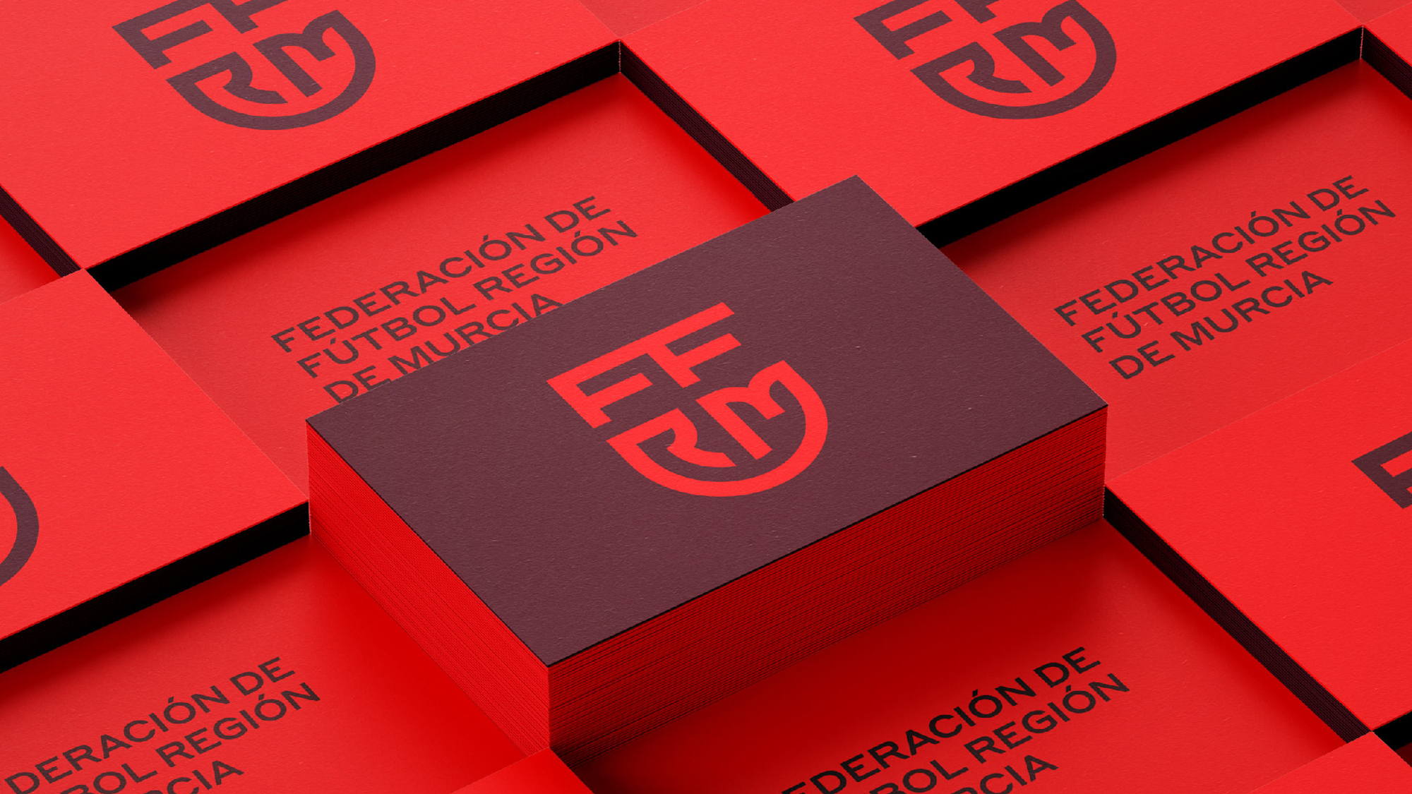 FFRM穆爾西亞地區足球聯合會俱樂部字母盾牌logo設計vi設計