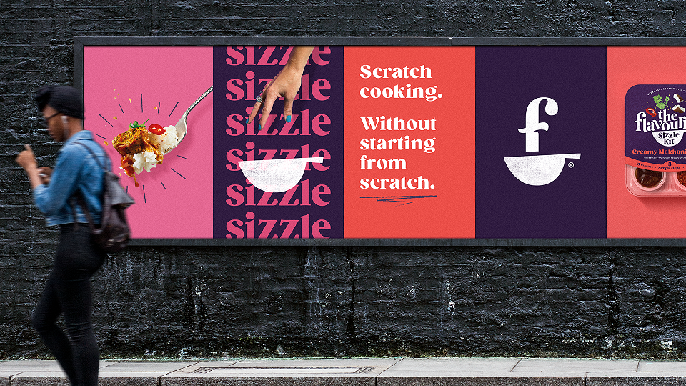 The Flavourists 方便速食食品調味品“平底鍋”品牌logo設計與包裝設計