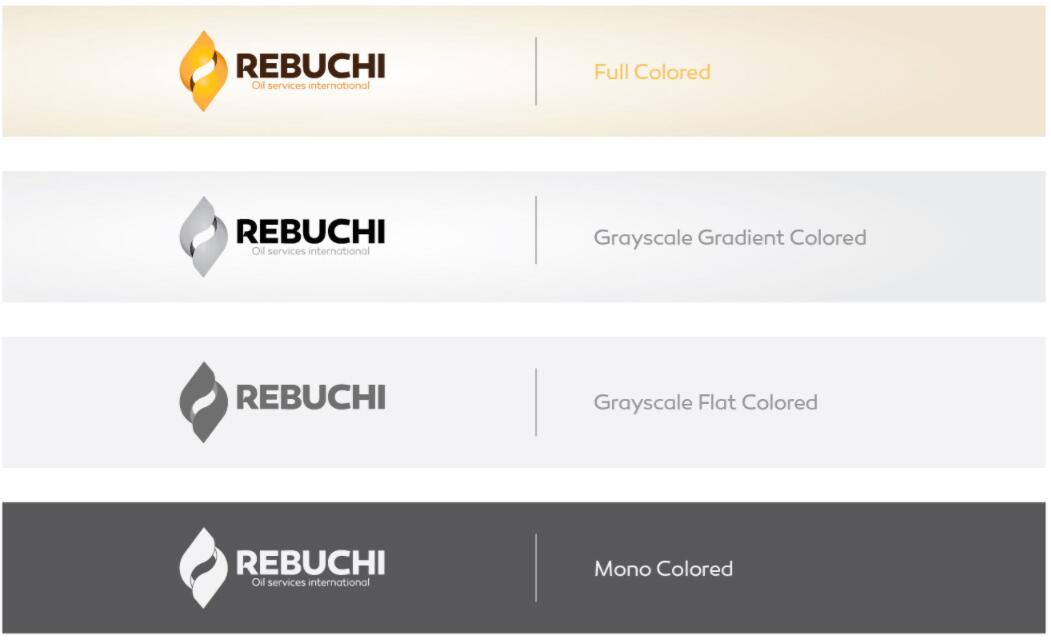 Rebuchi 油田服務公司標志設計“交互循環”