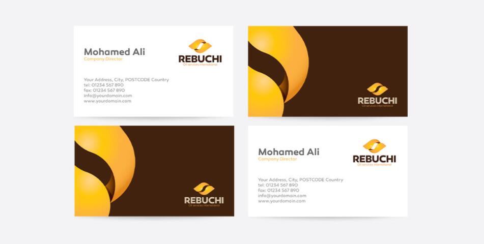 Rebuchi 油田服務公司標志設計“交互循環” vi設計