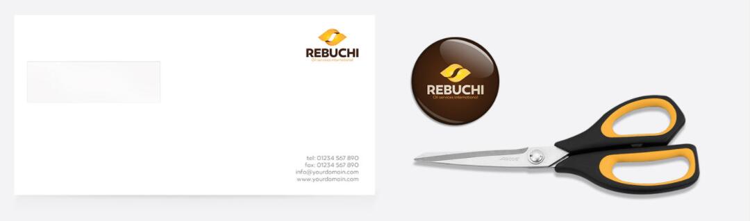 Rebuchi 油田服務公司標志設計“交互循環” vi設計