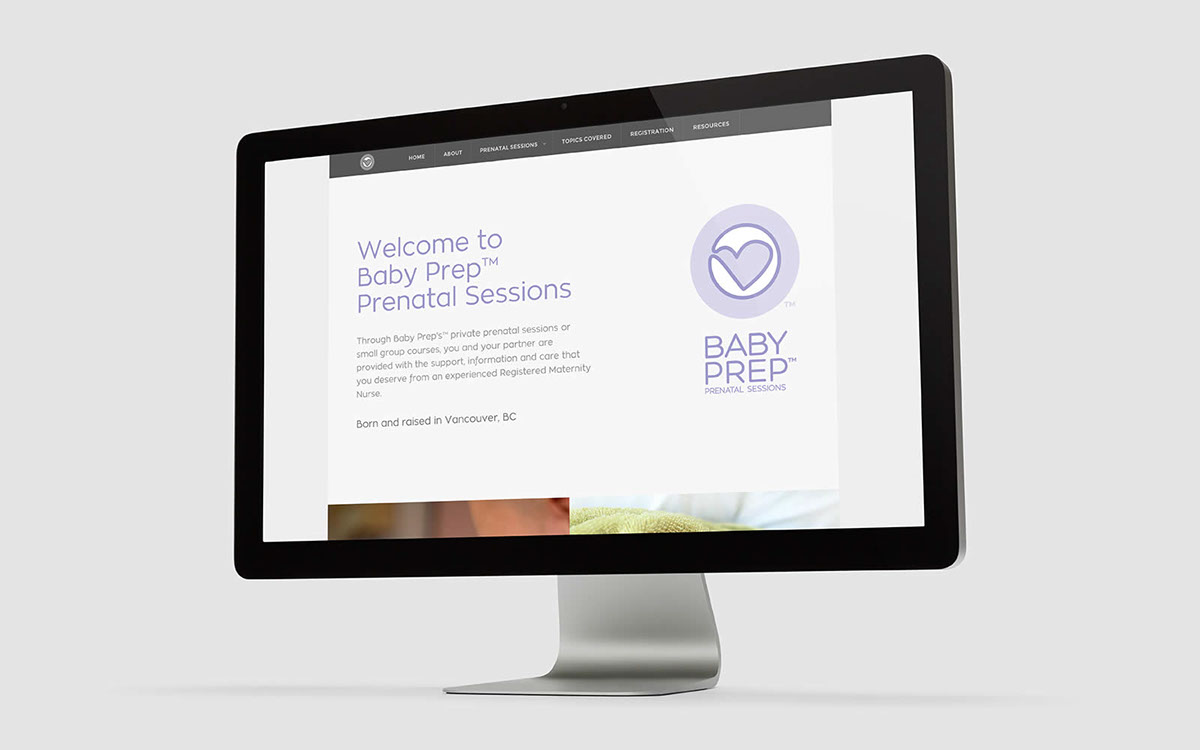 Baby Prep 孕婦產前醫療教育網站設計
