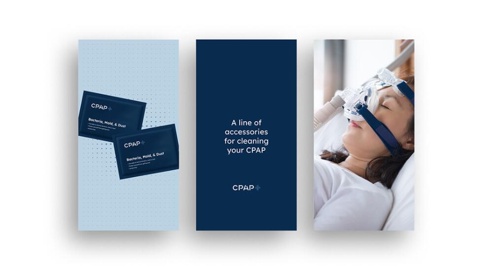 CPAP+睡眠呼吸暫停通氣治療醫(yī)療設(shè)備品牌logo設(shè)計視覺形象vi設(shè)計“圓點氣流”圖案