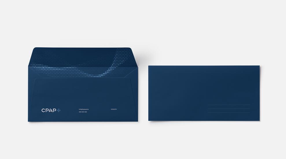 CPAP+睡眠呼吸暫停通氣治療醫(yī)療設(shè)備品牌logo設(shè)計視覺形象vi設(shè)計“圓點氣流”圖案