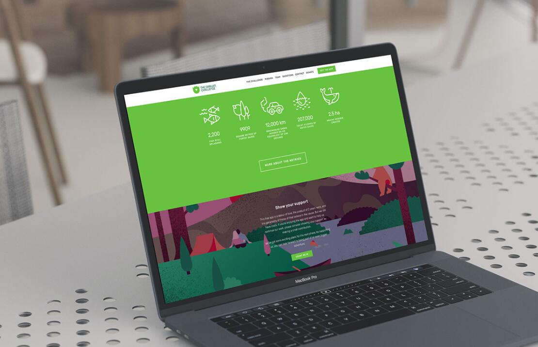 The Darwin Challenge不吃肉app應(yīng)用程序界面設(shè)計(jì)與風(fēng)景矢量插畫設(shè)計(jì)風(fēng)格