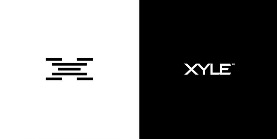 Xyle建筑設計公司logo設計品牌形象vis設計，表達信任累積的x磚塊logo