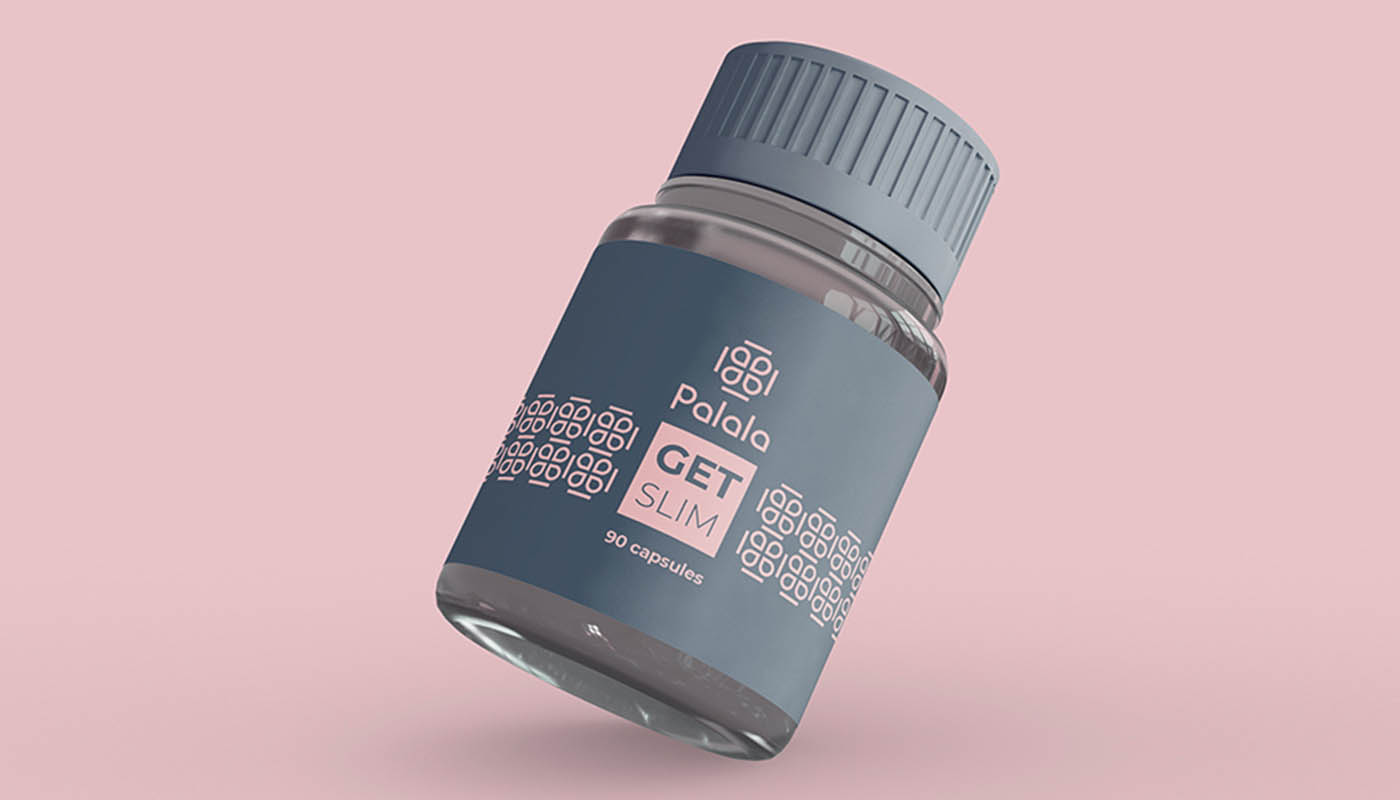 palala瘦身減肥產(chǎn)品與服務(wù)工作室品牌logo設(shè)計(jì)形象vi設(shè)計(jì)包裝設(shè)計(jì),方形花朵高識別風(fēng)格