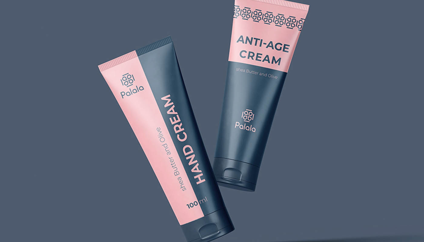 palala瘦身減肥產(chǎn)品與服務(wù)工作室品牌logo設(shè)計(jì)形象vi設(shè)計(jì)包裝設(shè)計(jì),方形花朵高識別風(fēng)格