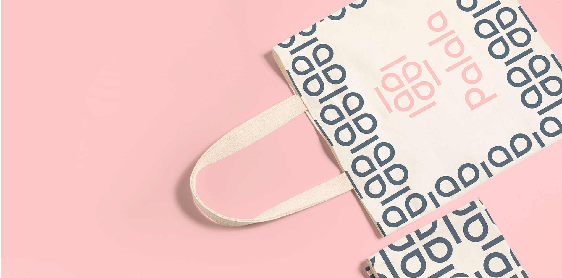 Palala瘦身減肥產(chǎn)品與服務(wù)工作室品牌logo設(shè)計(jì)形象vi設(shè)計(jì),方形花朵高識別風(fēng)格-無紡布袋