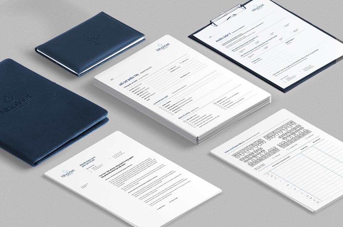 Nha Viet 牙科牙齒醫療診所品牌全案策劃設計-logo/vi/