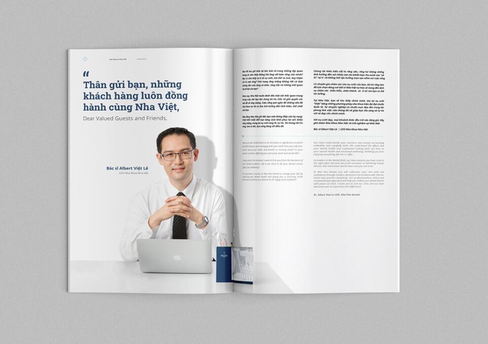 Nha Viet 牙科牙齒醫療診所品牌全案策劃設計-畫冊