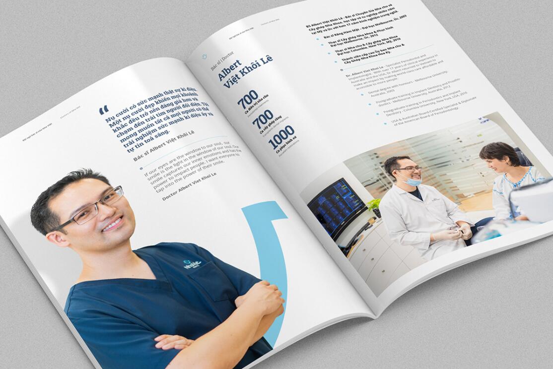 Nha Viet 牙科牙齒醫療診所品牌全案策劃設計-畫冊