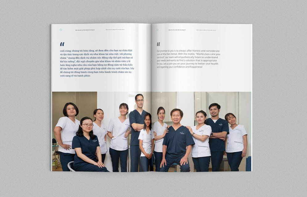 Nha Viet 牙科牙齒醫療診所品牌全案策劃設計-畫冊