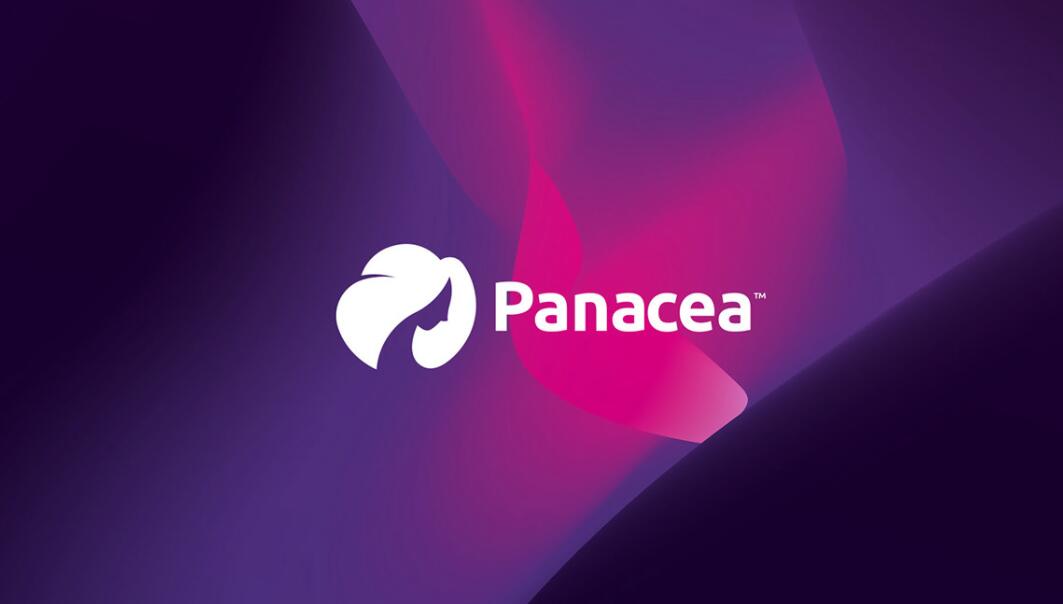 PPanacea 女性體型矯正健康美容整理護理醫院logo設計，女神輪廓圖形