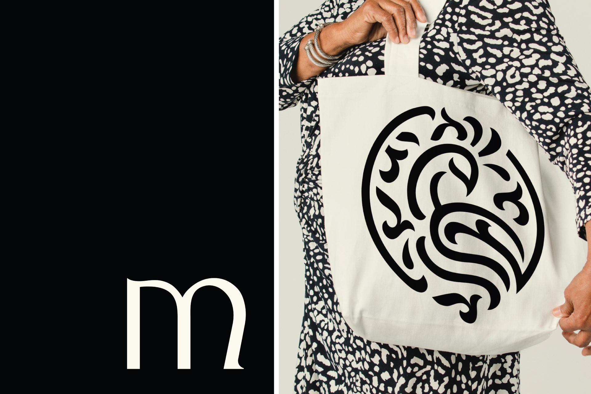 Maii時裝服飾logo設計vi設計“孔雀”線條藝術插畫