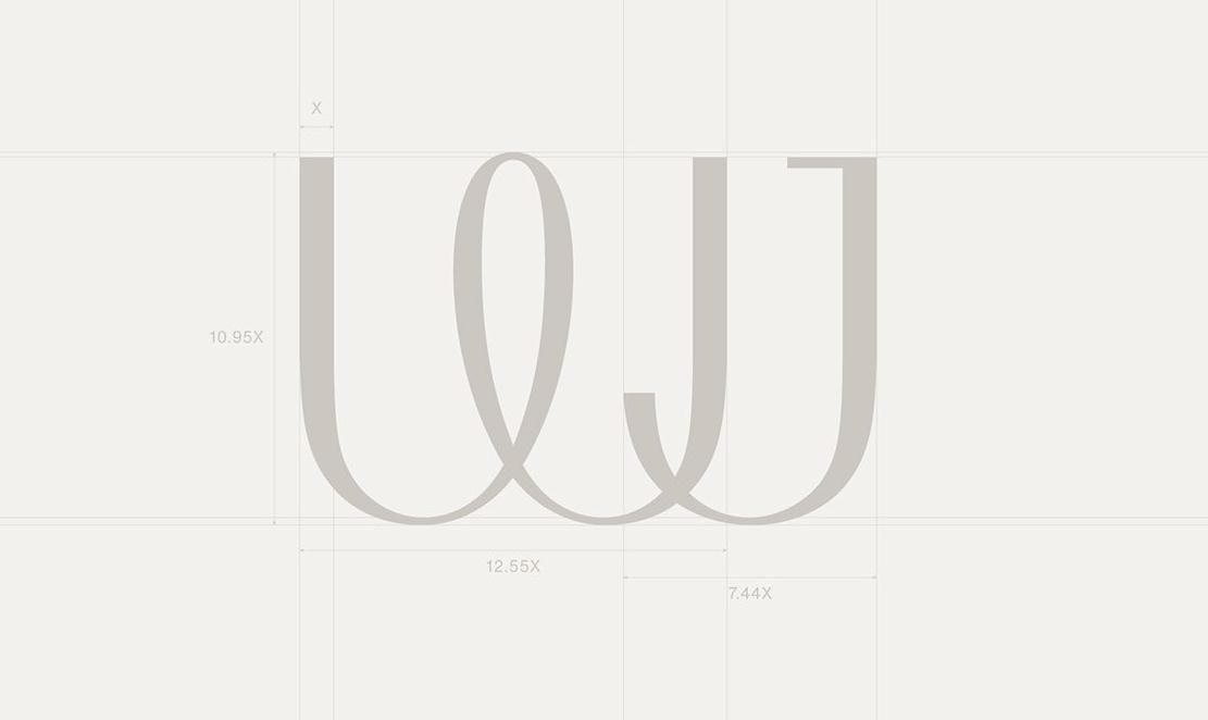 wonjin韓國醫療美容整形機構整套vi設計，低調暗綠色風格