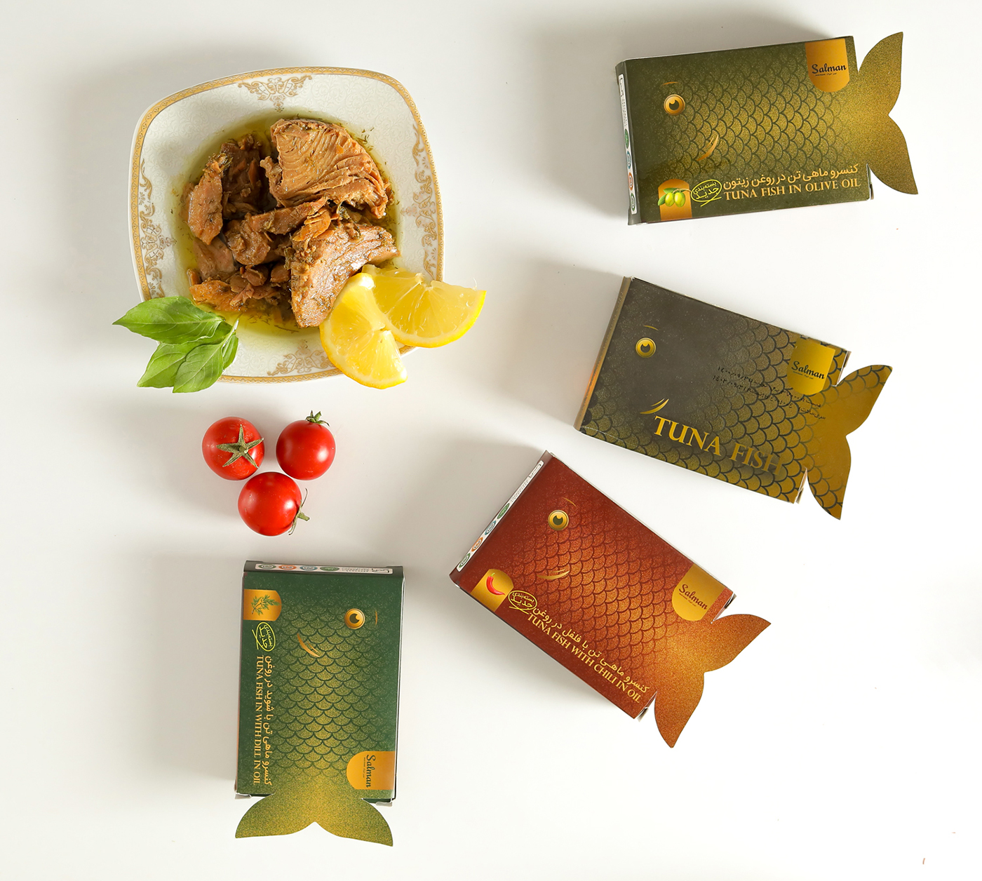 薩爾曼金槍魚罐頭包裝設(shè)計“魚鱗圖案”